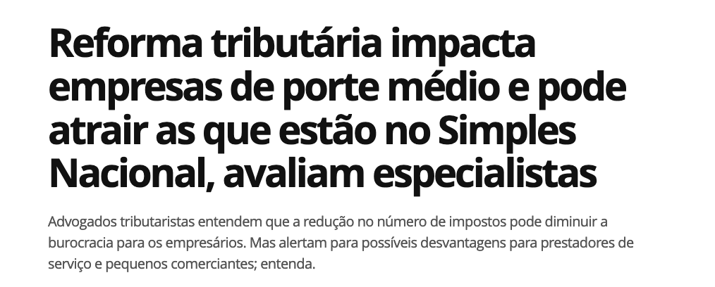 Possivelmente, depende, ainda não se sabe. As frases mais ditas sobre a reforma tributária